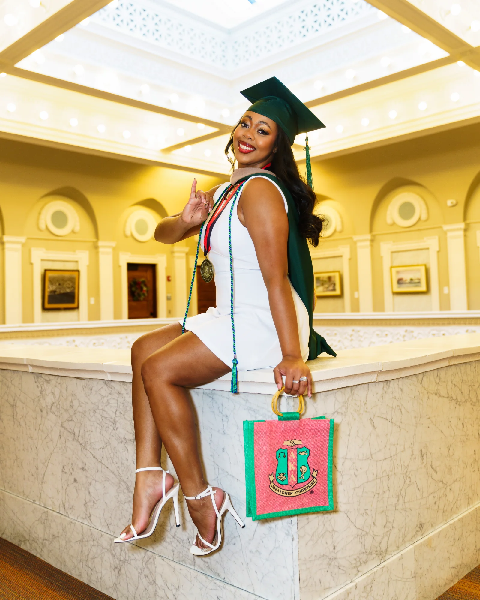HBCU graduation portrait